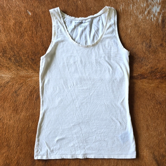 Norma Kamali Tops - Norma Kamali Organic Cotton Tank Top